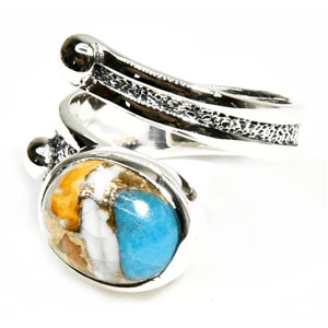 Turquoise Spiny Oyster Ring