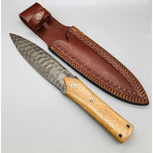 Flint Spear Damascus athame 12" Cannot ship to MA or CA