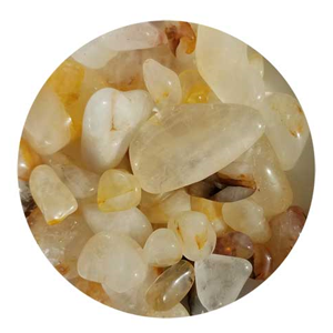 Hematoid Quartz tumbled stones 1 lb - Wiccan Place