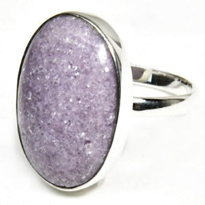 Lepidolite Ring size 8 - Rings
