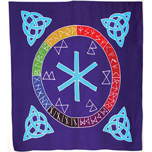 Rune Mother altar cloth or scarve 36" x 36" - Wiccan Place