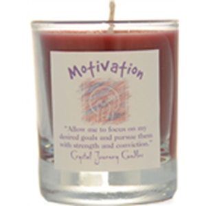 Motivation soy votive candle - Wiccan Place