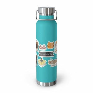 Everyday is Cat Day Insulated Thermos Bottle 22oz