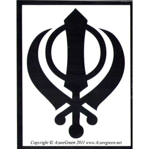 Khanda bumper sticker