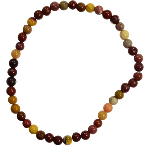 Mookaite Jasper stretch bracelet 4mm