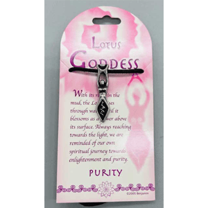 Lotus Goddess amulet