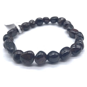 Garnet nugget bracelet
