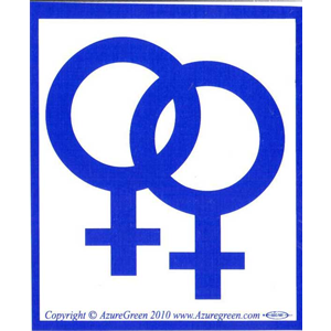 Male/Male bumper sticker