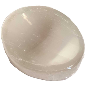 Selenite worry stone