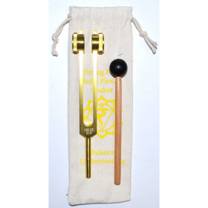 Solar Plexus chakra (yellow) tuning fork 8 1/2" - Wiccan Place