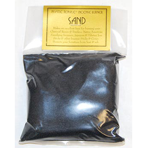 Black incense burner sand 1 Lb - Wiccan Place