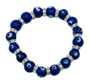 Evil Eye, Blue Bracelet 8mm