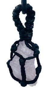 Kunzite Rough Tread Cage Pendant