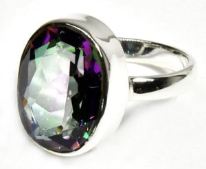 Mystic Quartz Ring size 6