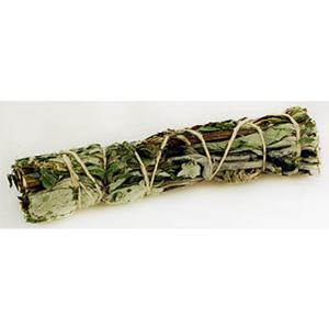 Black Sage (Mugwort) Smudge Stick 4" - Wiccan Place