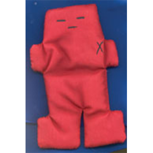 Red Voodoo Doll 5" - Wiccan Place