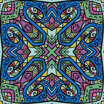 Origami Tote Tribal Mandala - Wiccan Place